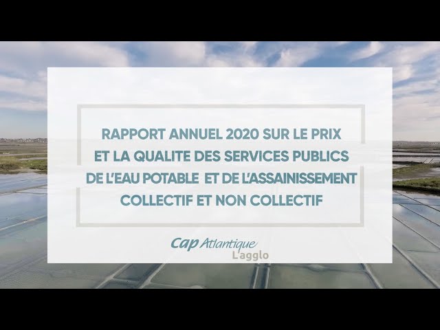 Rapport annuel 2020 sur le prix et la qualité des services publics de l'eau et de l'assainissement