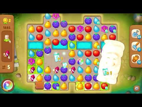 Gardenscapes Level 1885 With No Boosters - Hard Level