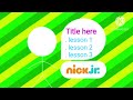 Nick Jr Curriculum Board Template