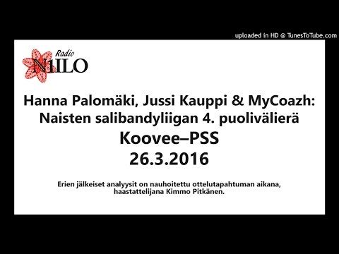 Radio N1ILO: 4. puolivälierä Koovee–PSS eräanalyysit 26.3.2016