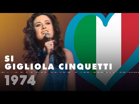 SI - GIGLIOLA CINQUETTI (Italy 1974 – Eurovision Song Contest HD)