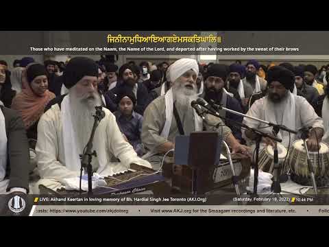 026 Toronto Feb. 2022 Saturday PM AK Bhai Tejinderpal Singh Jee Doola Veerjee