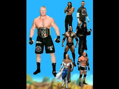 Brock Lesnar vs All wrestler //1vs1 //comparison 