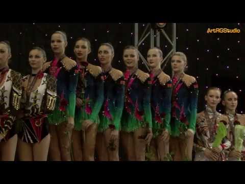 AWARD Group 1- BLR, 2- UKR, 3- ITA 3Ribbons +2Hoops -2012 WCup Kiev "Deriugina Cup"2012-03-18 HD1080