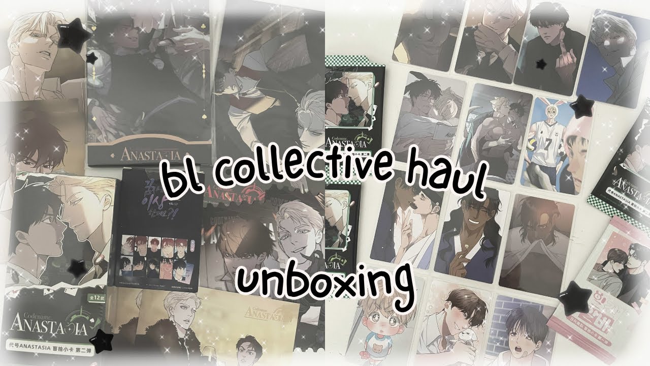 ⋆✴︎˚｡⋆ collective bl merch haul unboxing 𓇢𓆸