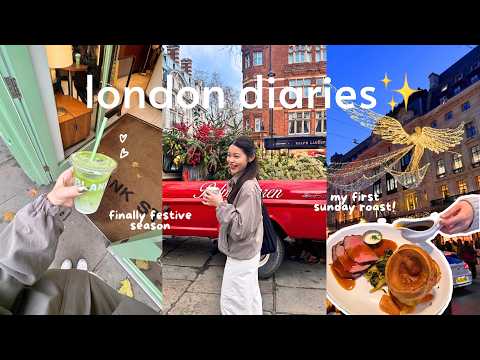 london vlog 🇬🇧 christmas markets, sunday roast, chinatown 🌟 fish & chips, afternoon tea, museums!