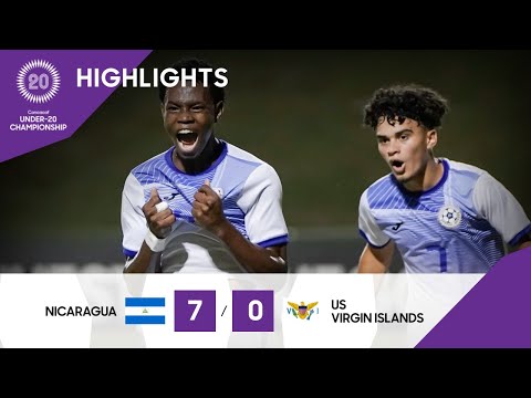 Concacaf Under-20 Championship 2021 - Nicaragua vs United States Virgin Islands