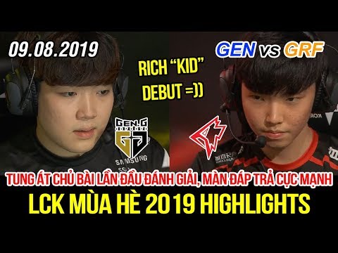 [LCK 2019] GRF vs GEN Game 2 Highlights | Tung át chủ bài lần đầu tiên đánh giải và cái kết mãn nhãn