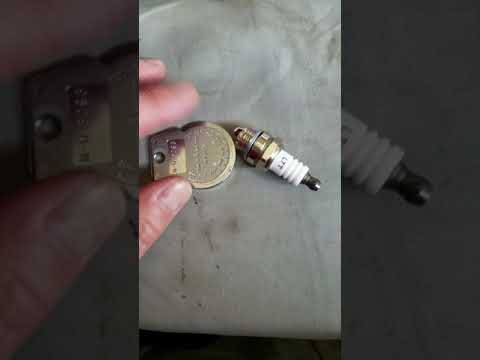 HOW TO set Pocket bike 47cc 49cc SPARK PLUG gap