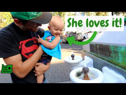 Drinking Gross Water in Ashland, Oregon | Lithia Fountain