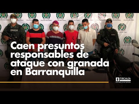 Fiscal Francisco Barbosa: Caen presuntos responsables de ataque con granada en Barranquilla