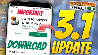 ✅How To Update Bgmi 3.1 Version /Bgmi 3.1 Update Option Not Showing /Bgmi Me 3.1 Update Kab Aayega