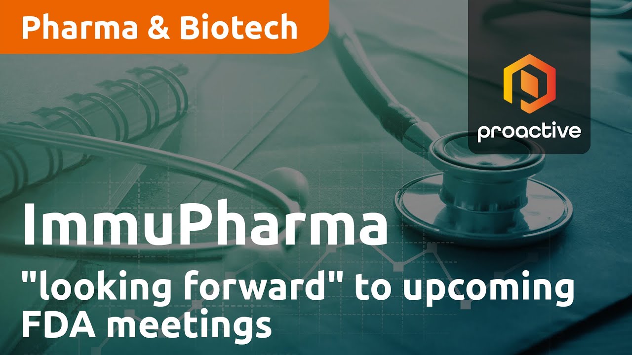 ImmuPharma "looking forward" to upcoming FDA meetings
