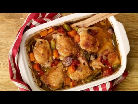 RECETA DE POLLO A LA ESPAÑOLA / CÓMO HACER POLLO A LA ESPAÑOLA / EL TIO LUCAS