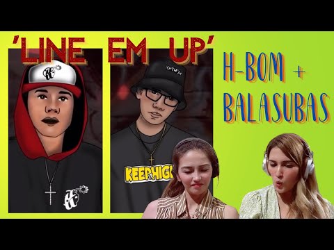 Our reaction to this FIRE Collab!!!! H-Bom + Balasubas’ “Line Em Up” | great duo | bouncy beat! 🔥🔥