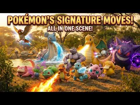 151 Pokémon signature move first generation Real Life Pokémon Documentary