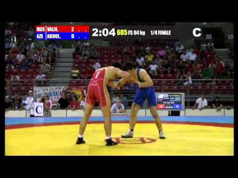 WWJC2013 / Magomed Abdulkhaligov - Vladislav Valiev (RUS) - FS 84 kg - 1/4 final