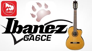 Video thumbnail for IBANEZ GA6CE - электроакустика с нейлоновыми струнами (CLASSICAL/ELECTRO ACOUSTIC GUITAR) by PopMusicRu