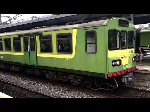 Irish Rail DART 8100 EMU 8132 arrives at Connolly for Malahide (12/6/17)