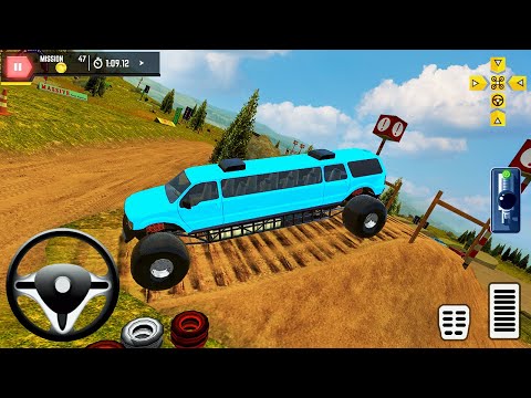 Stretched Hummer Monster Limousine Truck Driving - Android Gameplay