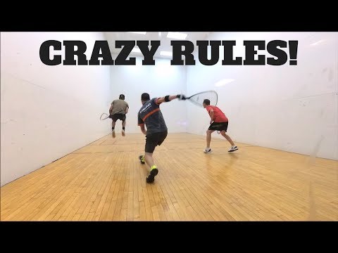 Racquetball Clips 41 -  Crazy Rules Racquetball