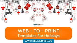 Easy-To-Personalize Holiday & Christmas Design Templates | Buy Web-To- Print Templates for Holidays