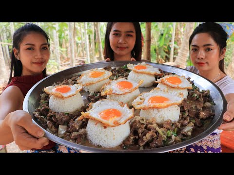 Rice with stir-fry beef recipe - Natural Life TV