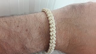 Браслет из вощеного шнура своими руками плетение