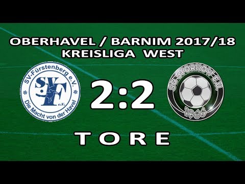SV FÜRSTENBERG - SG STORKOW 2:2 - Tore [KL West 2017/18 - 22.Spieltag]