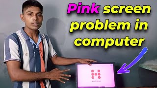 PC pink screen problem How to fix color issue on desktop computer monitor led windows 10, 7 OS 2021