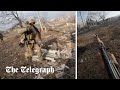 Footage shows fierce battle in eastern Ukrainian city Bakhmut
