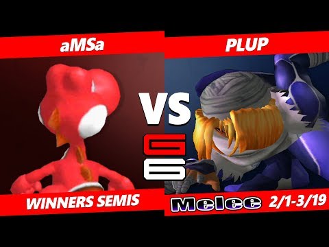 Genesis 6 SSBM - RB VGBC | aMSa (Yoshi) Vs. PG | Plup (Sheik) Smash Melee Tournament WS
