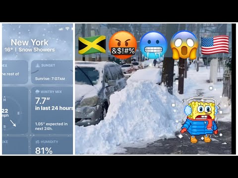 Foreign life nuh easy…NYC snow storm vlogg