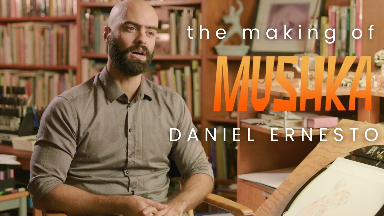 Miniature de la vidéo DANIEL ERNESTO on The Making of Mushka du film Mushka