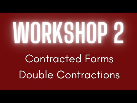 How to Pronounce Contracted Forms and Double Contractions in English | Pronunciation Workshop 2