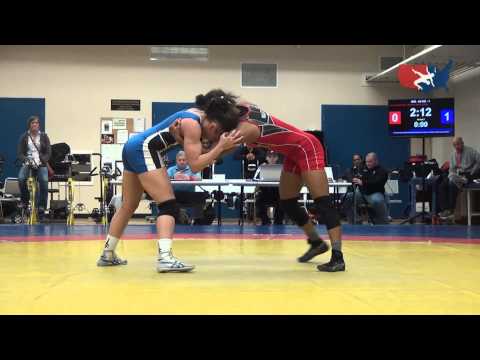 WM 55 KG - Jacarra Winchester (Missouri Valley) vs Kelsey Campbell (Sunkist Kids)