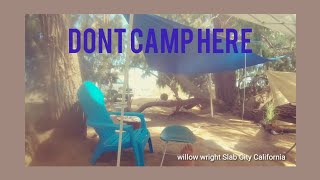 preview picture of video 'New off grid campsite just outside Slab City'