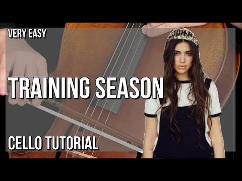 SUPER EASY: How to play Training Season  by Dua Lipa on Cello (Tutorial)