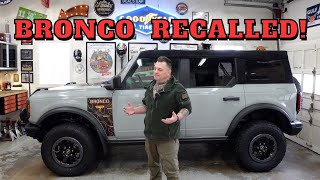 Bronco Recalled and Bilstein 6100 Installation.