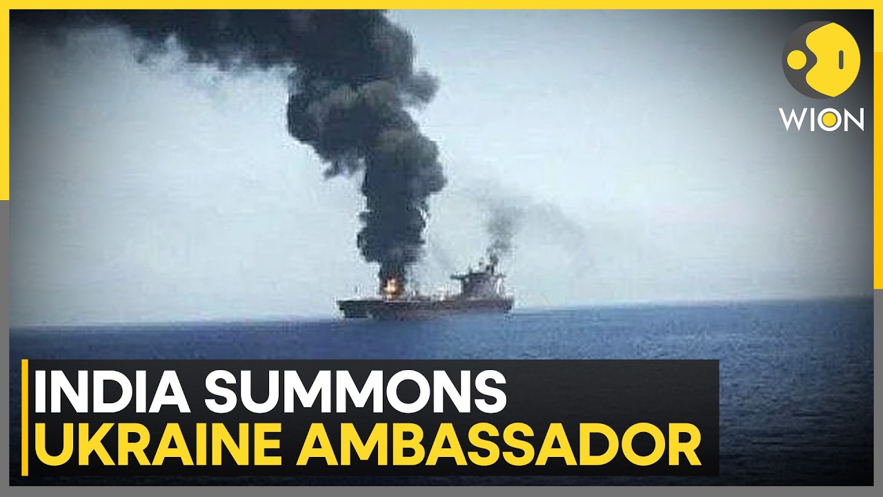 India Summons Ukrainian Ambassador After Attack On Vessel In Black Sea | WION News