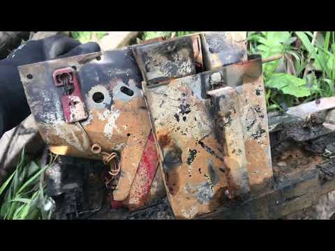 Een kluis van een gokkast gevonden met Magneetvissen