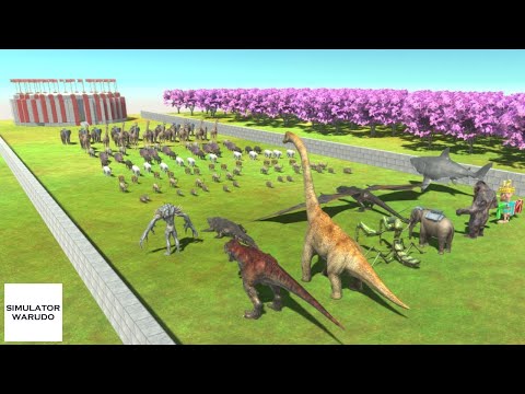 Strongest Team vs Army from ALL Factions Animal Revolt Battle Simulator