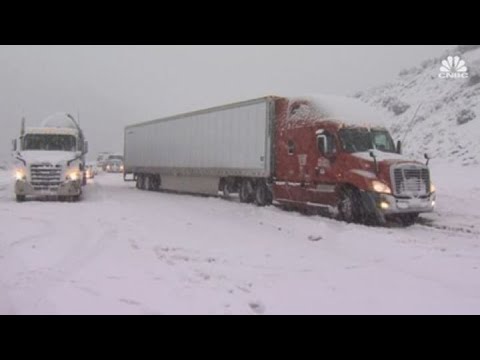 Winter storm slams Southern California, causing road closures and delays