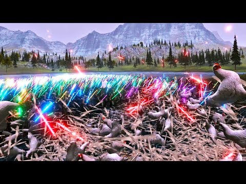 5000 Jedi vs 5000 Laser Chickens - The Movie | Ultimate Epic Battle Simulator (UEBS)