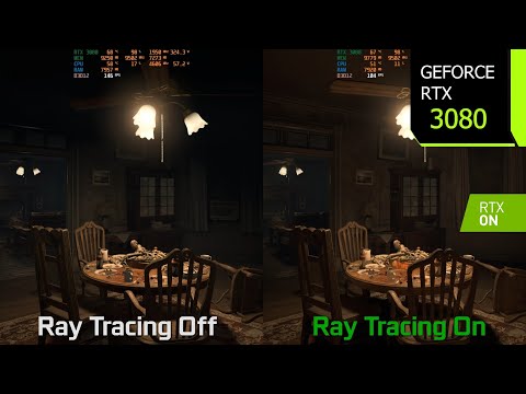 Resident Evil 7 Ray Tracing On vs Off - Graphics/Performance Comparison | RTX 3080 4K Max Settings