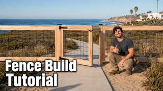 Wild Hog Panel Fence with Wood Frame | Step-by-Step DIY
