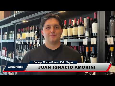 Marcos Juárez: Juan Ignacio Amorini de Bodega Cuarto Surco en Vinoteca Palo Negro