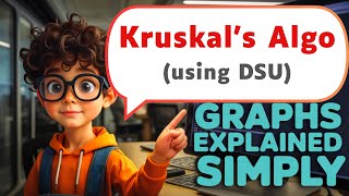 Download the video "KRUSKALS ALGORITHM | MINIMUM SPANNING TREE | DSU | GRAPH CONCEPTS |"