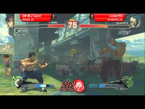 Leslie (Sagat) vs Gackt (Feilong) - FT5 Deuce rules (SEL SFAL Sn1)