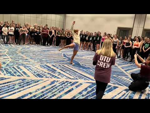 Juicy Kersten in Gabe Flowers class at DTU nationals